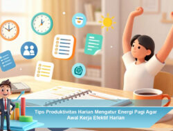 Tips Produktivitas Harian Mengatur Energi Pagi Agar Awal Kerja Efektif Harian
